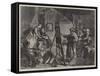 The Studio of Rembrandt-Sir John Gilbert-Framed Stretched Canvas