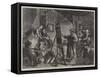 The Studio of Rembrandt-Sir John Gilbert-Framed Stretched Canvas