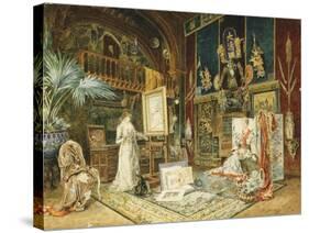 The Studio of Sarah Bernhard, 1885-Marie Desire Bourgoin-Stretched Canvas