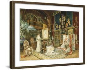 The Studio of Sarah Bernhard, 1885-Marie Desire Bourgoin-Framed Giclee Print