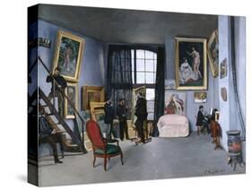 The Studio of the Artist at Rue De La Condamine, 1870-Frédéric Bazille-Stretched Canvas