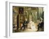 The Studio of the Artist Victor Mottez, Father of the Painter Henri Mottez, Ca. 1890-95-Henri Mottez-Framed Giclee Print