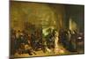 The Studio of the Painter, a Real Allegory, 1855-Gustave Courbet-Mounted Giclee Print