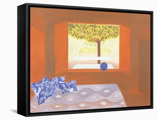 The Studio Window, 1987-Marie Hugo-Framed Stretched Canvas