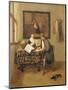 The Studious Life, 1662-Gerritsz. Quiryn Van Brekelenkam-Mounted Giclee Print