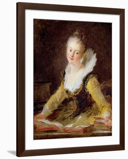 The Study, or the Song, circa 1769-Jean-Honoré Fragonard-Framed Giclee Print