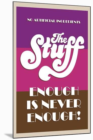 The Stuff Commercial Movie-null-Mounted Art Print