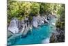 The Stunning Blue Pools, Haast Pass, South Island, New Zealand, Pacific-Michael Runkel-Mounted Photographic Print