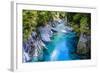 The Stunning Blue Pools, Haast Pass, South Island, New Zealand, Pacific-Michael Runkel-Framed Photographic Print