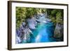 The Stunning Blue Pools, Haast Pass, South Island, New Zealand, Pacific-Michael Runkel-Framed Photographic Print