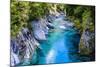 The Stunning Blue Pools, Haast Pass, South Island, New Zealand, Pacific-Michael Runkel-Mounted Photographic Print