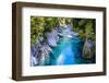 The Stunning Blue Pools, Haast Pass, South Island, New Zealand, Pacific-Michael Runkel-Framed Photographic Print