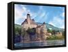 The Stunning Schonbuhel Castle Sits Above the Danube River Along the Wachau Valley of Austria-Miva Stock-Framed Stretched Canvas