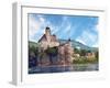 The Stunning Schonbuhel Castle Sits Above the Danube River Along the Wachau Valley of Austria-Miva Stock-Framed Premium Photographic Print