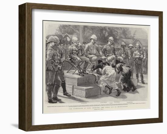 The Submission of King Prempeh, the Final Act of Humiliation-William Small-Framed Giclee Print