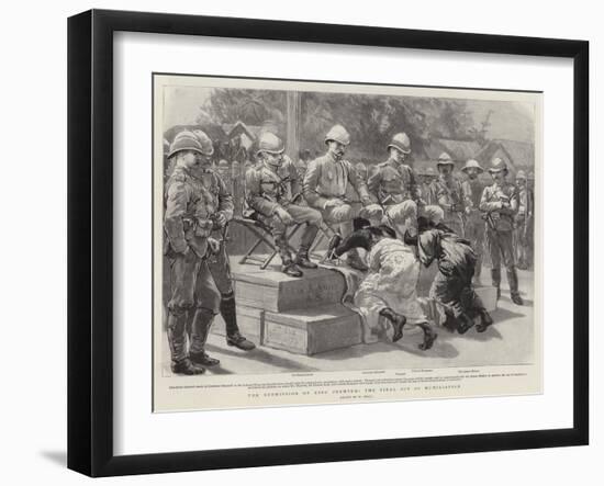 The Submission of King Prempeh, the Final Act of Humiliation-William Small-Framed Giclee Print