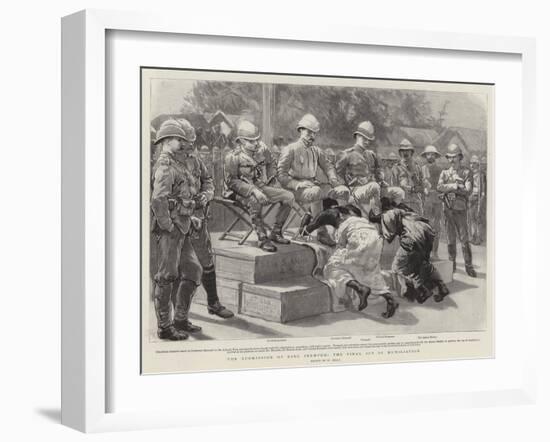 The Submission of King Prempeh, the Final Act of Humiliation-William Small-Framed Giclee Print