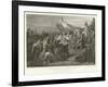 The Submission of Witikind, AD 785-Alphonse Marie de Neuville-Framed Giclee Print