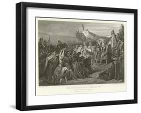 The Submission of Witikind, AD 785-Alphonse Marie de Neuville-Framed Giclee Print