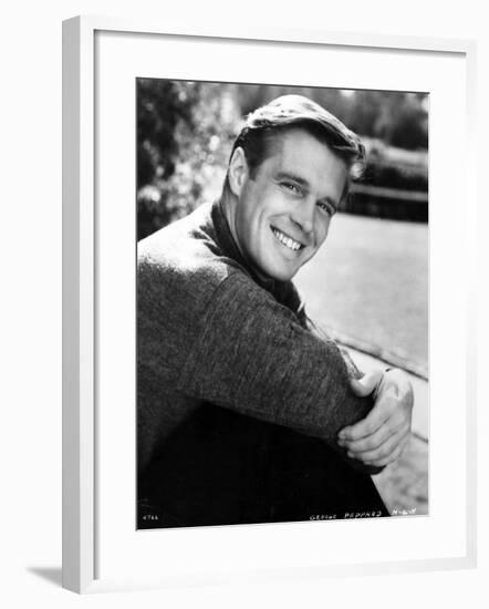 The Subterraneans, George Peppard, Directed by Ranald Macdougall, 1960-null-Framed Photographic Print