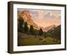 The Suburbs, Eaux Bonnes, Pyrenees, France, C.1890-C.1900-null-Framed Giclee Print
