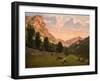 The Suburbs, Eaux Bonnes, Pyrenees, France, C.1890-C.1900-null-Framed Giclee Print