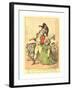 The Successful Fortune Hunter, 1812, Hand-Colored Etching, Gift of Addie Burr Clark-Thomas Rowlandson-Framed Giclee Print