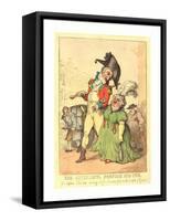 The Successful Fortune Hunter, 1812, Hand-Colored Etching, Gift of Addie Burr Clark-Thomas Rowlandson-Framed Stretched Canvas
