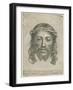 The Sudarium of Saint Veronica, 1649-Claude Mellan-Framed Giclee Print