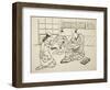 The Suetsumuhana Chapter from The Tale of Genji , from a series of Genji parodies, c.1710-Okumura Masanobu-Framed Premium Giclee Print