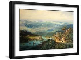 The Suez Canal, 1864-Albert Rieger-Framed Giclee Print