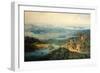 The Suez Canal, 1864-Albert Rieger-Framed Giclee Print