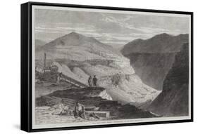 The Suez Canal Works, Excavations at El-Girsh-Edmund Morison Wimperis-Framed Stretched Canvas