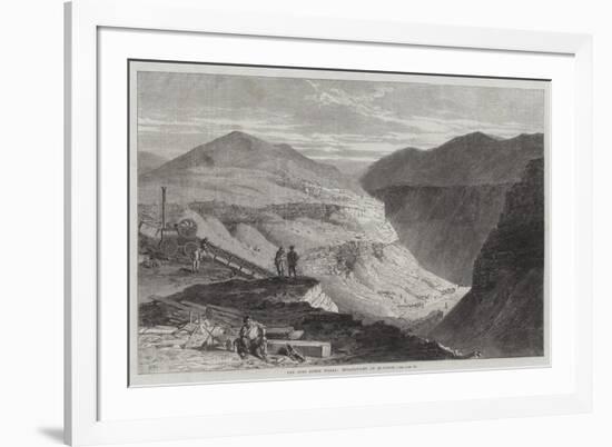 The Suez Canal Works, Excavations at El-Girsh-Edmund Morison Wimperis-Framed Giclee Print