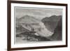 The Suez Canal Works, Excavations at El-Girsh-Edmund Morison Wimperis-Framed Giclee Print