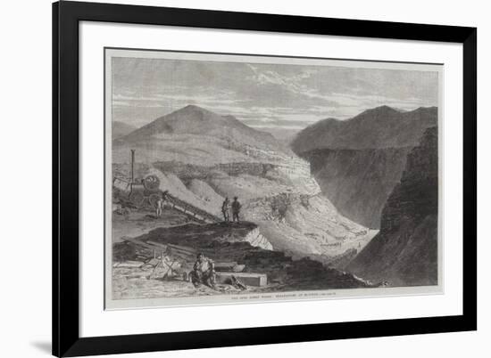 The Suez Canal Works, Excavations at El-Girsh-Edmund Morison Wimperis-Framed Giclee Print