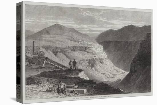 The Suez Canal Works, Excavations at El-Girsh-Edmund Morison Wimperis-Stretched Canvas