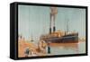 The Suez Canal-Charles Pears-Framed Stretched Canvas