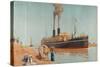 The Suez Canal-Charles Pears-Stretched Canvas