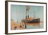 The Suez Canal-Charles Pears-Framed Giclee Print