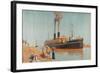 The Suez Canal-Charles Pears-Framed Giclee Print