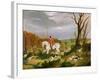 The Suffolk Hunt - Going to Cover Near Herringswell-John Frederick Herring I-Framed Giclee Print