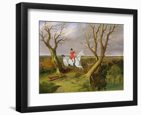 The Suffolk Hunt - Gone Away-John Frederick Herring I-Framed Giclee Print