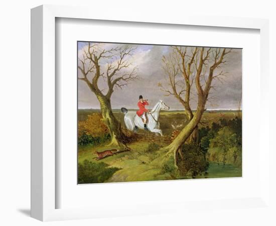 The Suffolk Hunt - Gone Away-John Frederick Herring I-Framed Giclee Print