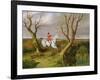 The Suffolk Hunt - Gone Away-John Frederick Herring I-Framed Giclee Print