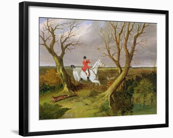 The Suffolk Hunt - Gone Away-John Frederick Herring I-Framed Giclee Print