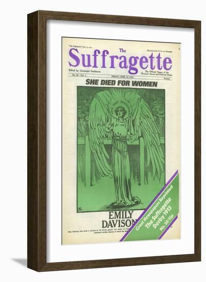 The Suffragettes, Suffragettes Womens Rights Votes For Women Magazine, UK, 1913-null-Framed Giclee Print