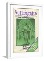 The Suffragettes, Suffragettes Womens Rights Votes For Women Magazine, UK, 1913-null-Framed Giclee Print