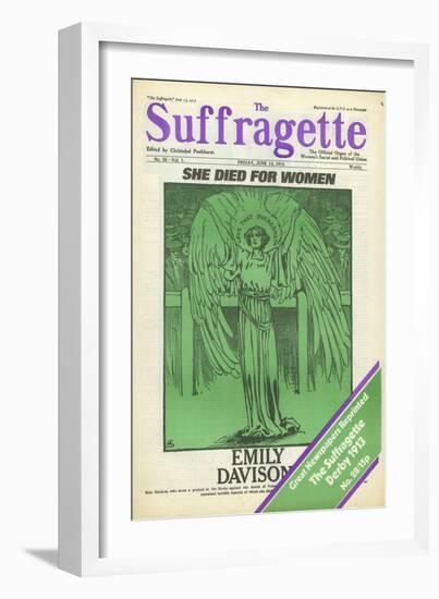 The Suffragettes, Suffragettes Womens Rights Votes For Women Magazine, UK, 1913-null-Framed Giclee Print