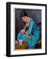 The Sugar Cube, 1898-1905 (Oil on Canvas)-Federigo Zandomeneghi-Framed Giclee Print